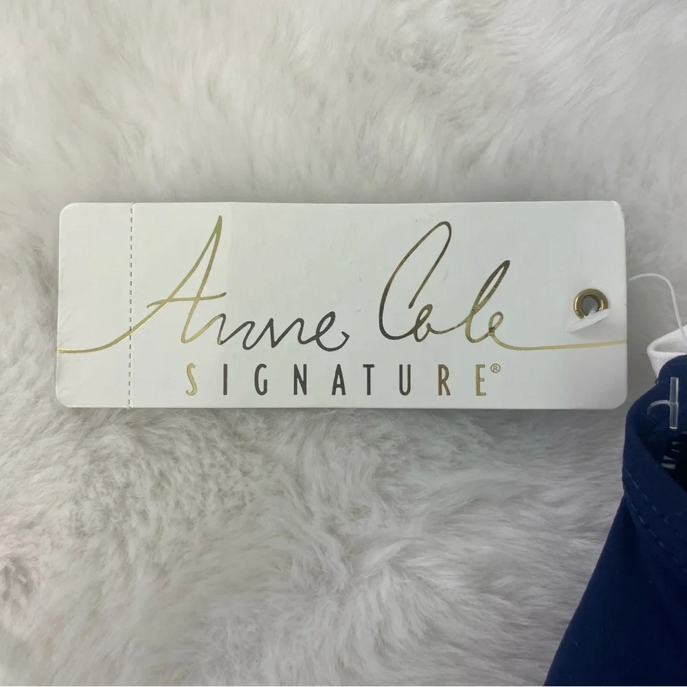 Anne Cole Signature Halter Tankini Top Large NWT - Picture 6 of 7